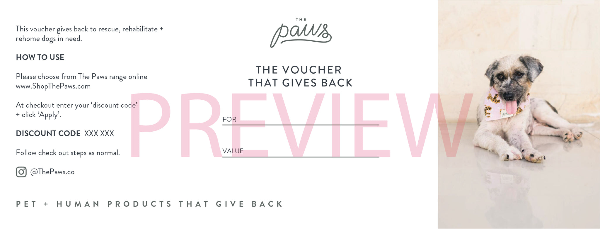 Vouchers that Give Back