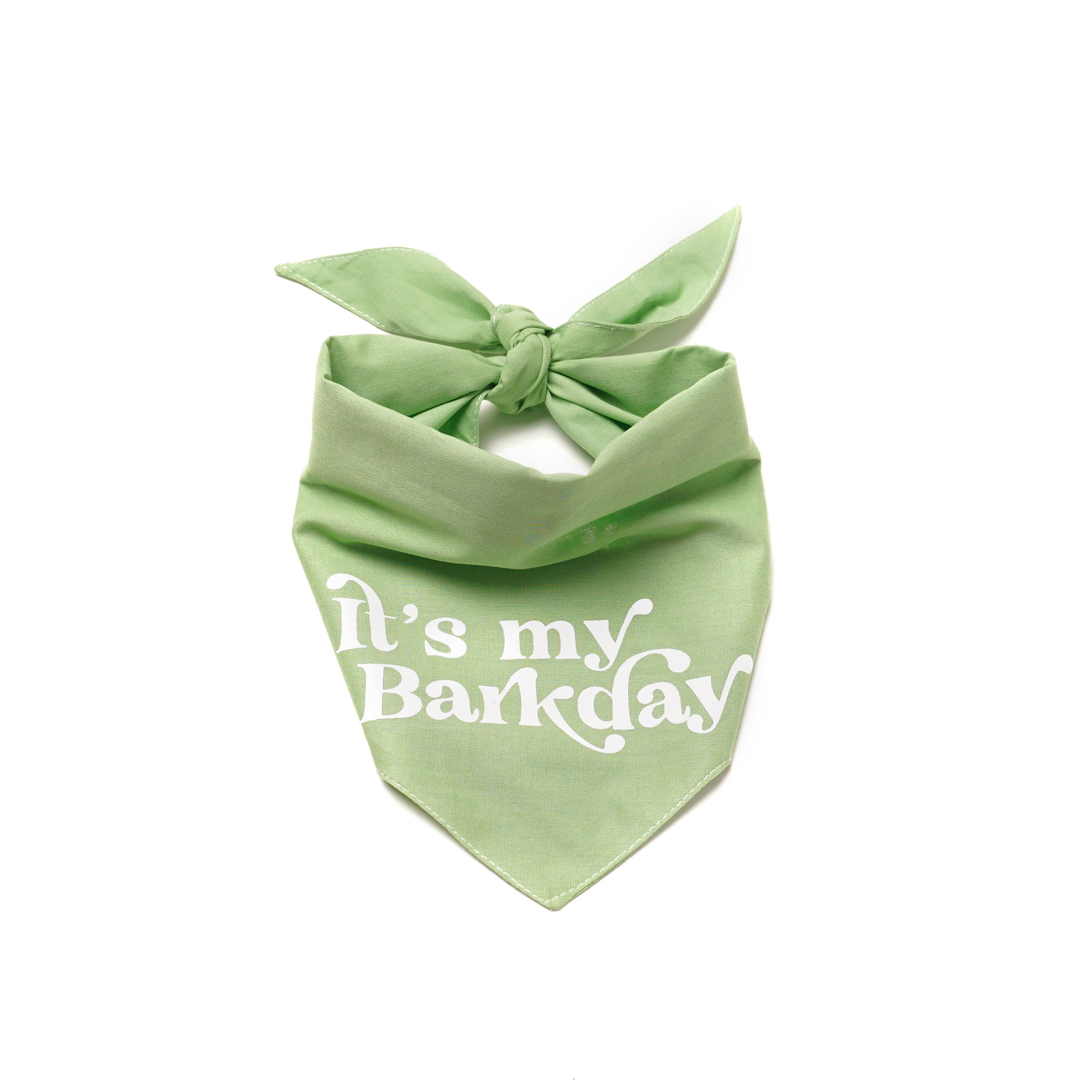 It's My Barkday- green bandana