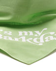 Detail image of the Barkday- Green bandana