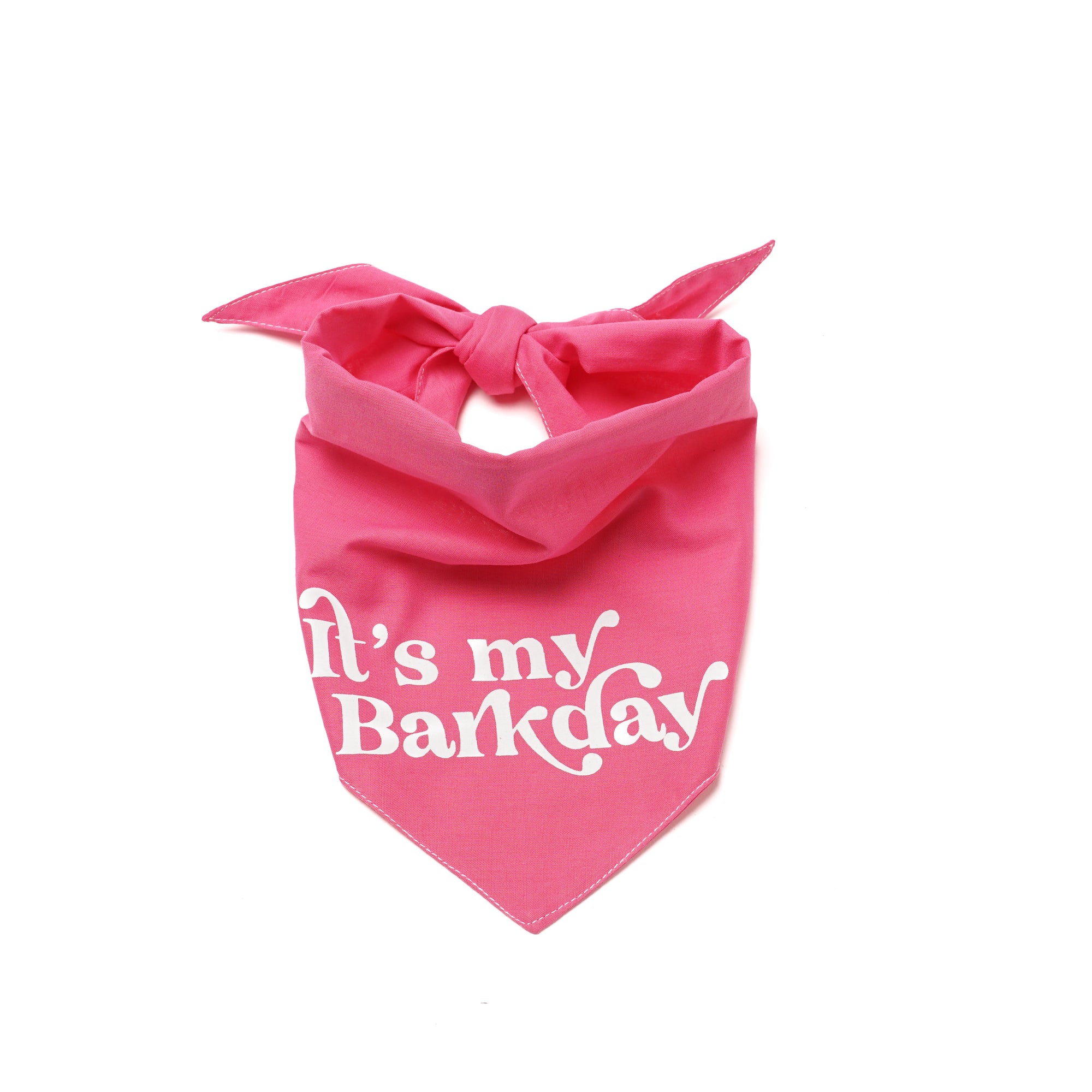 It's My Barkday- Pink bandana