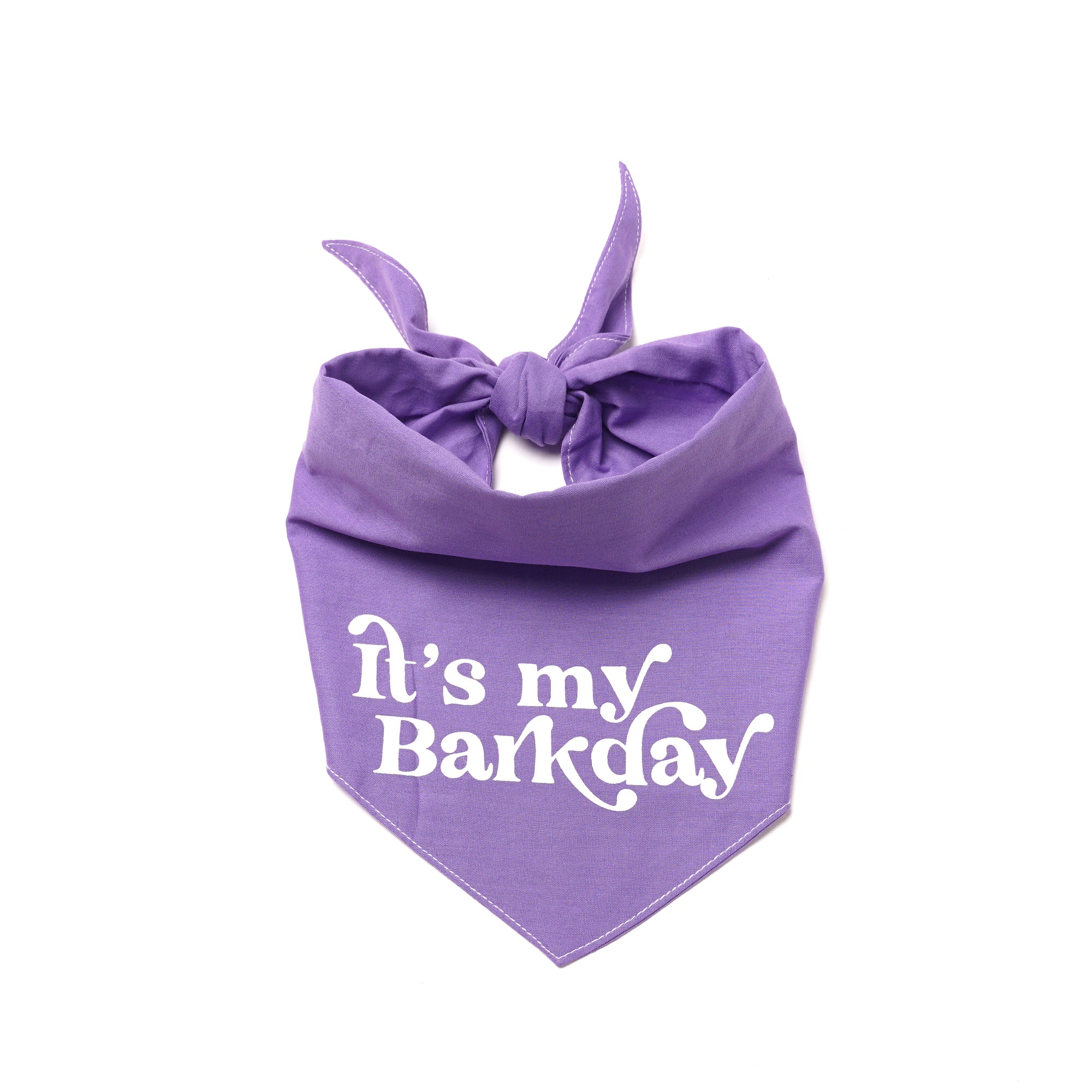 It's My Barkday- Purple bandana
