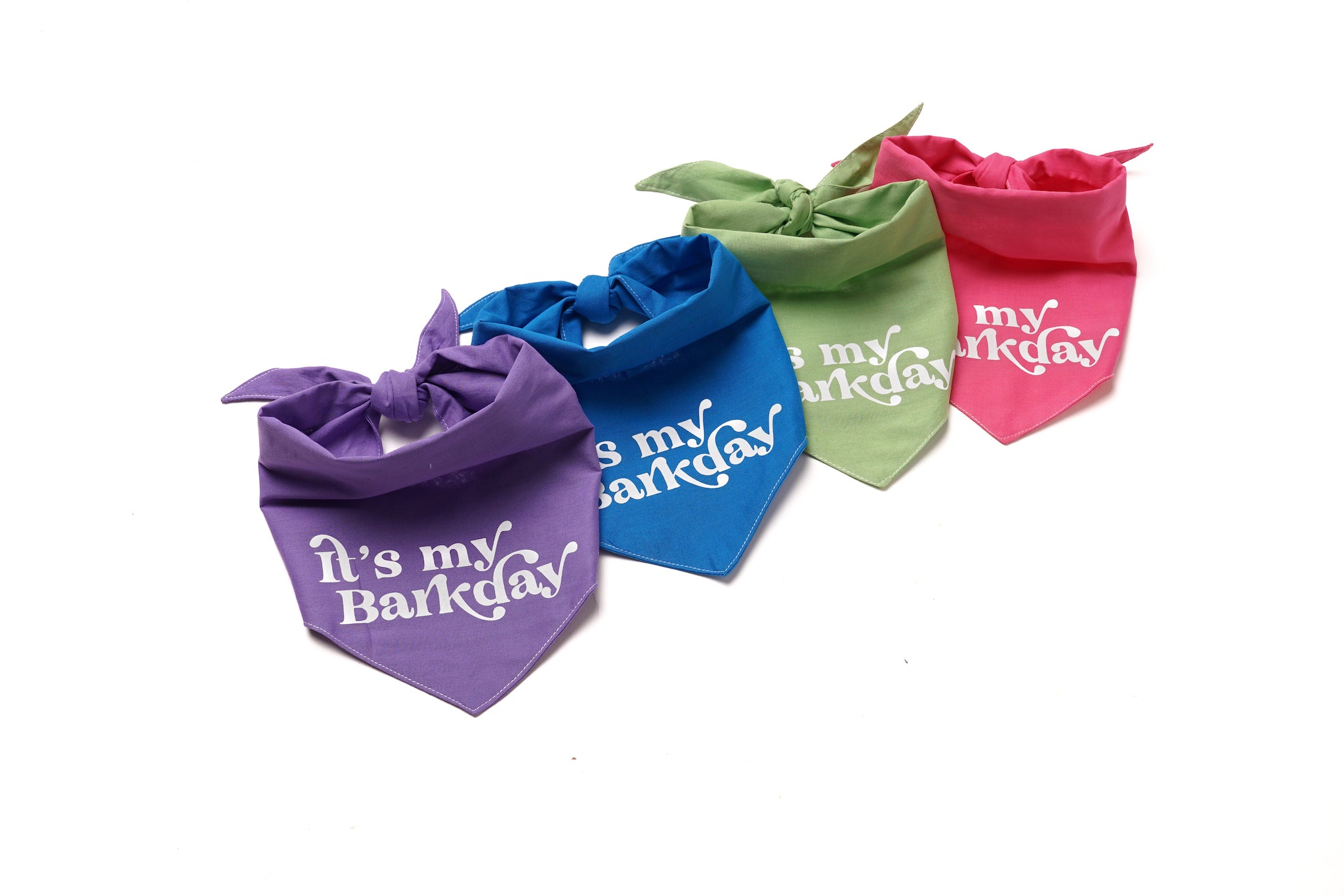 Barkday bandana collection