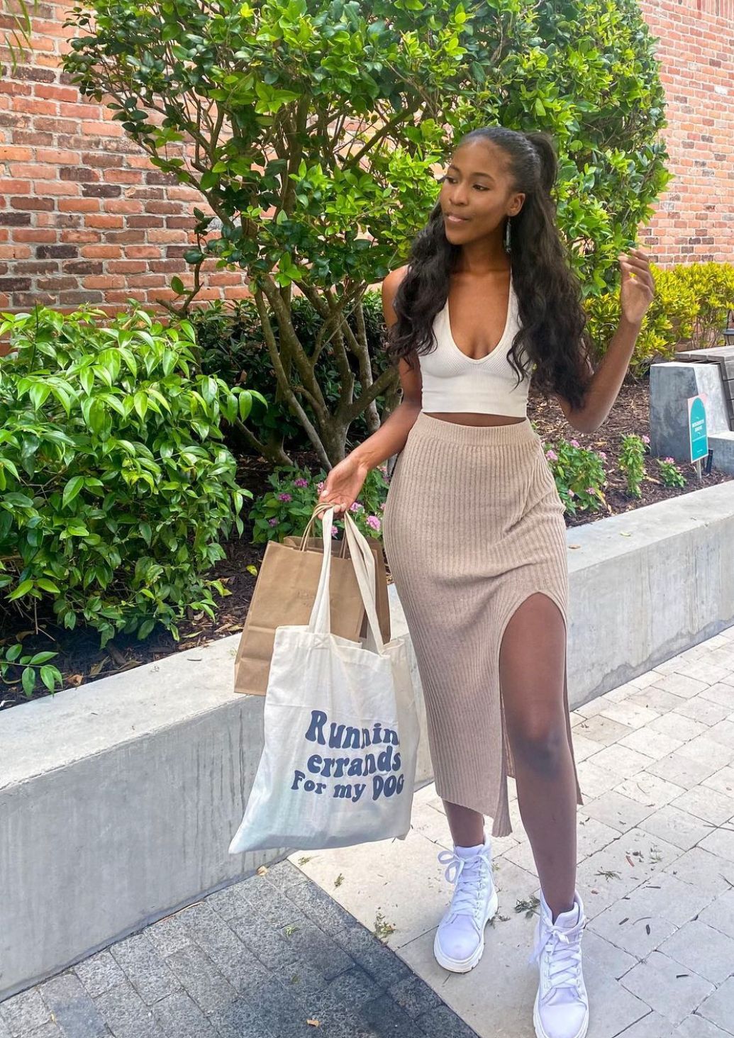 Running Errands for my dog tote bag for dog parents