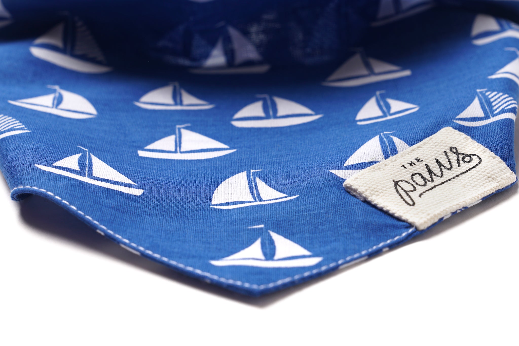 Sailing Bandana Detail - The Paws