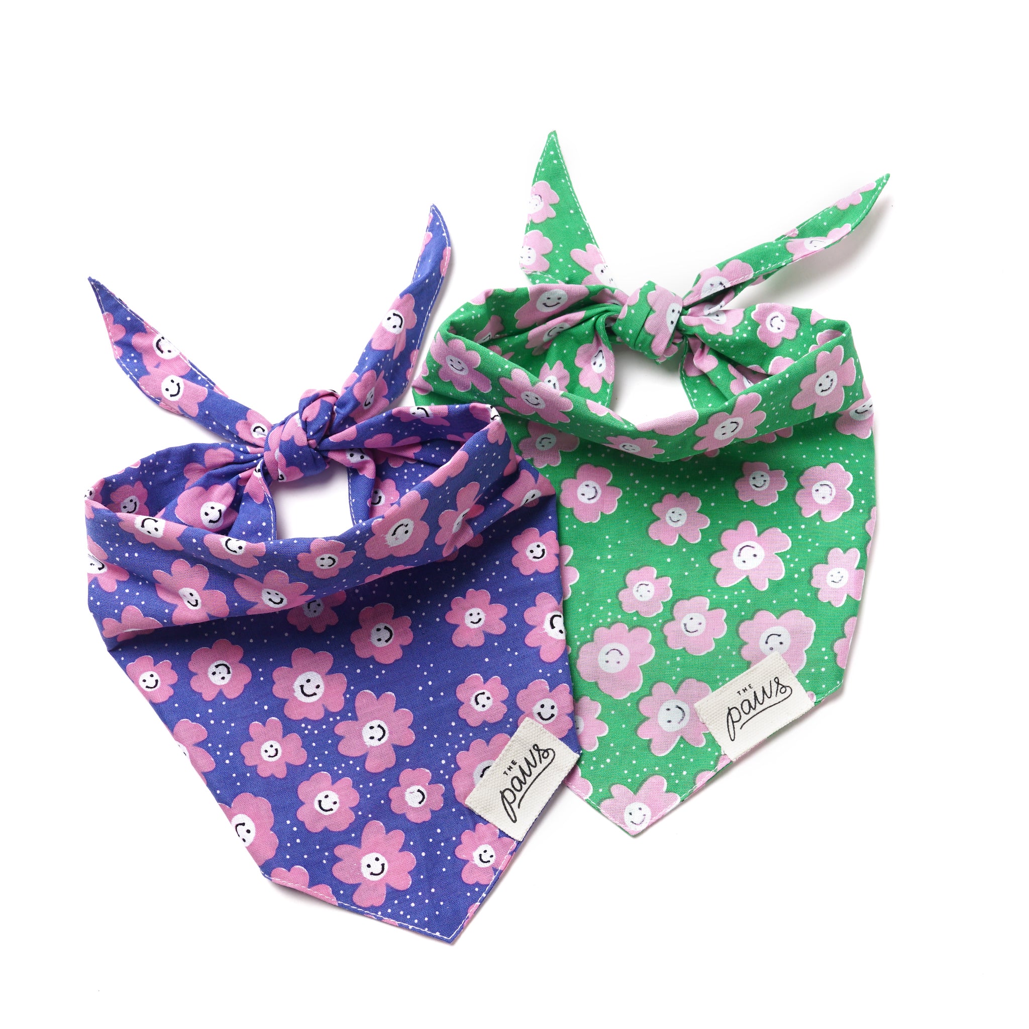 Stardust and Ziggy Dog Bandanas from The Paws