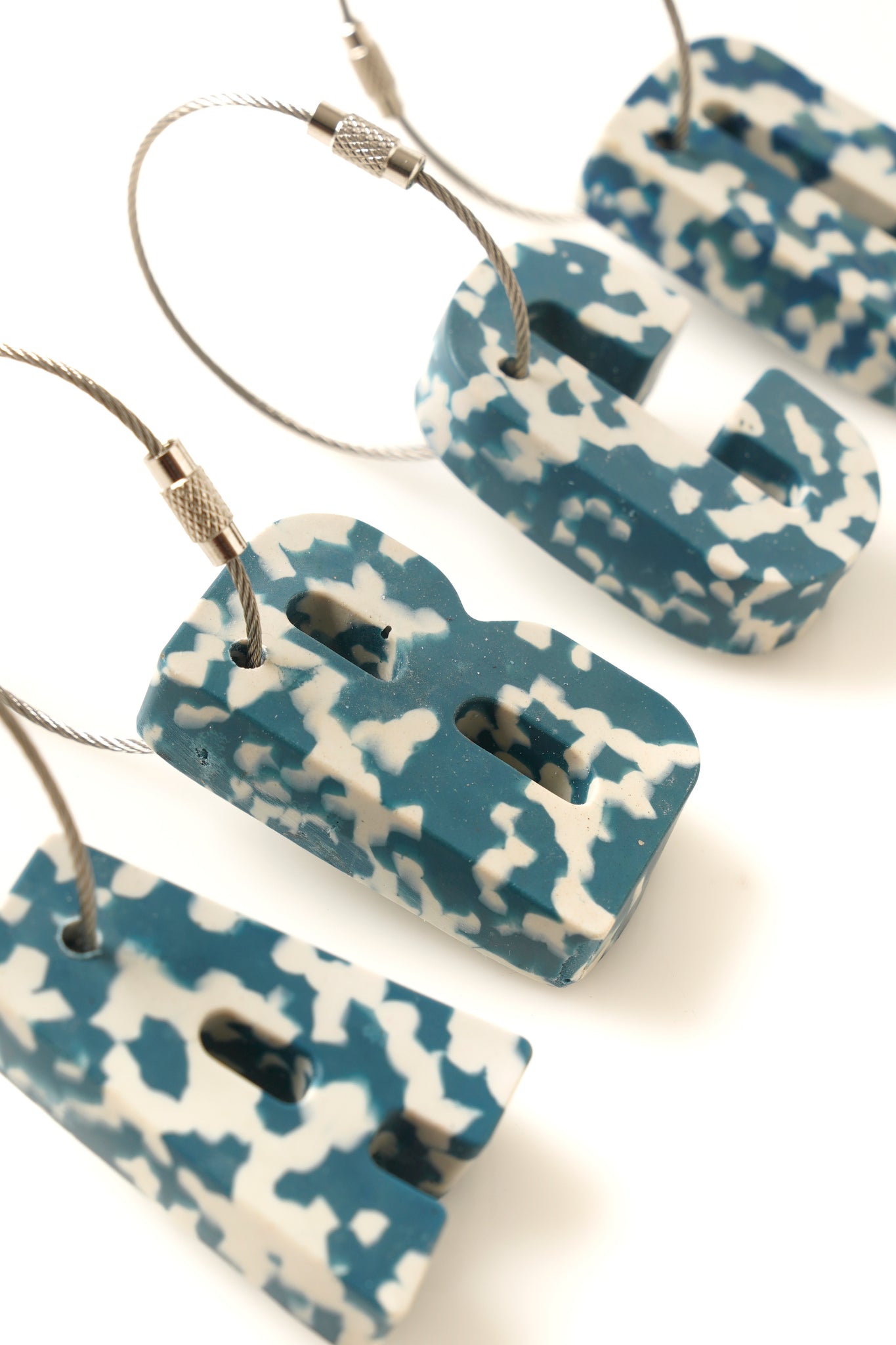 Collar Letters • Ocean Blue